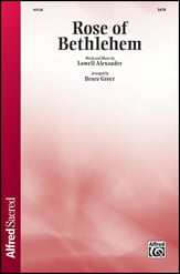 Rose of Bethlehem SATB choral sheet music cover